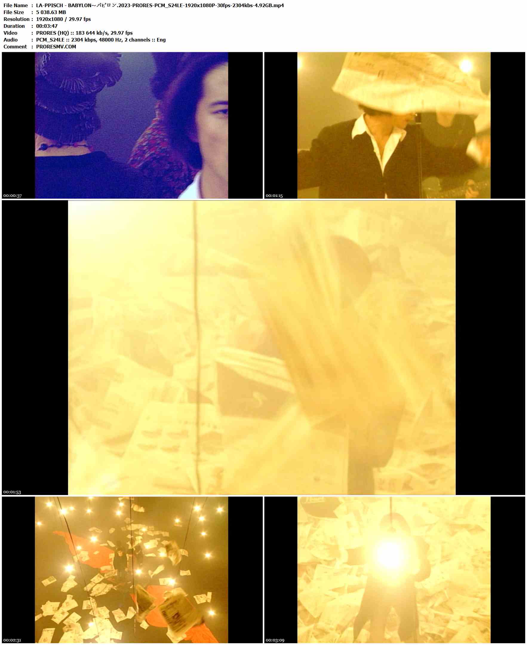 LA-PPISCH - BABYLON～バビロン.2023-PRORES-PCM_S24LE-1920x1080P-30fps-2304kbs-4.92GB官方MV_高清MV